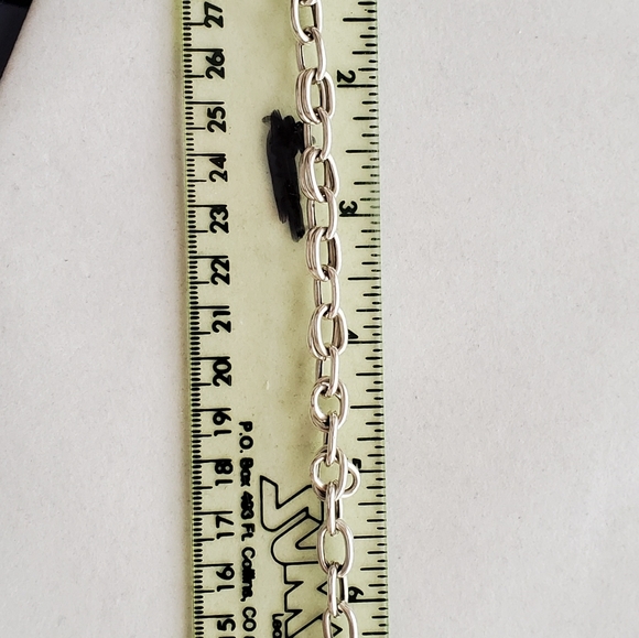 Sterling Double Link Bracelet ITALY - Picture 11 of 16